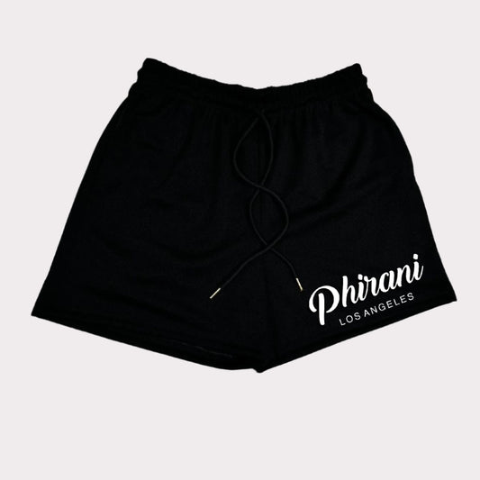 Phirani Black Basketball Shorts