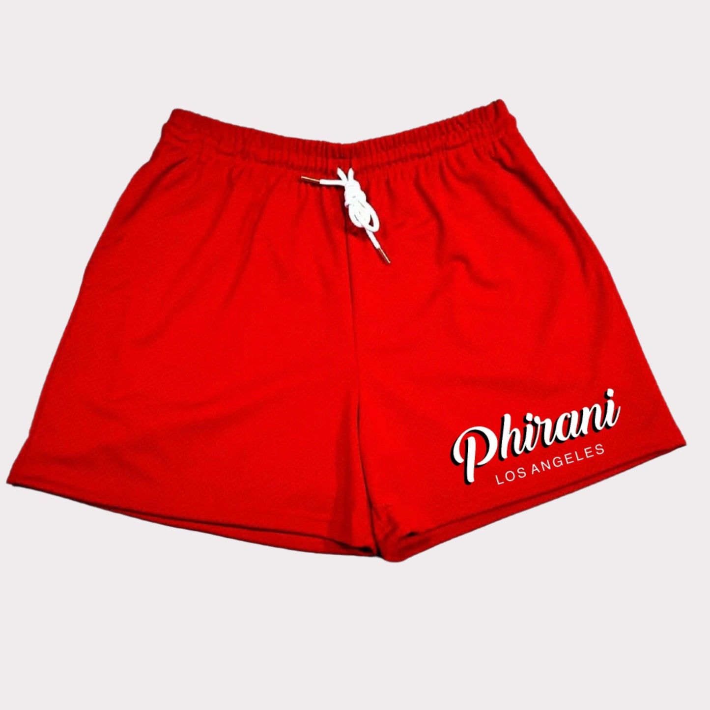 Phirani Red Basketball Shorts