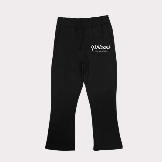 Phirani | Black Flare Sweatpants