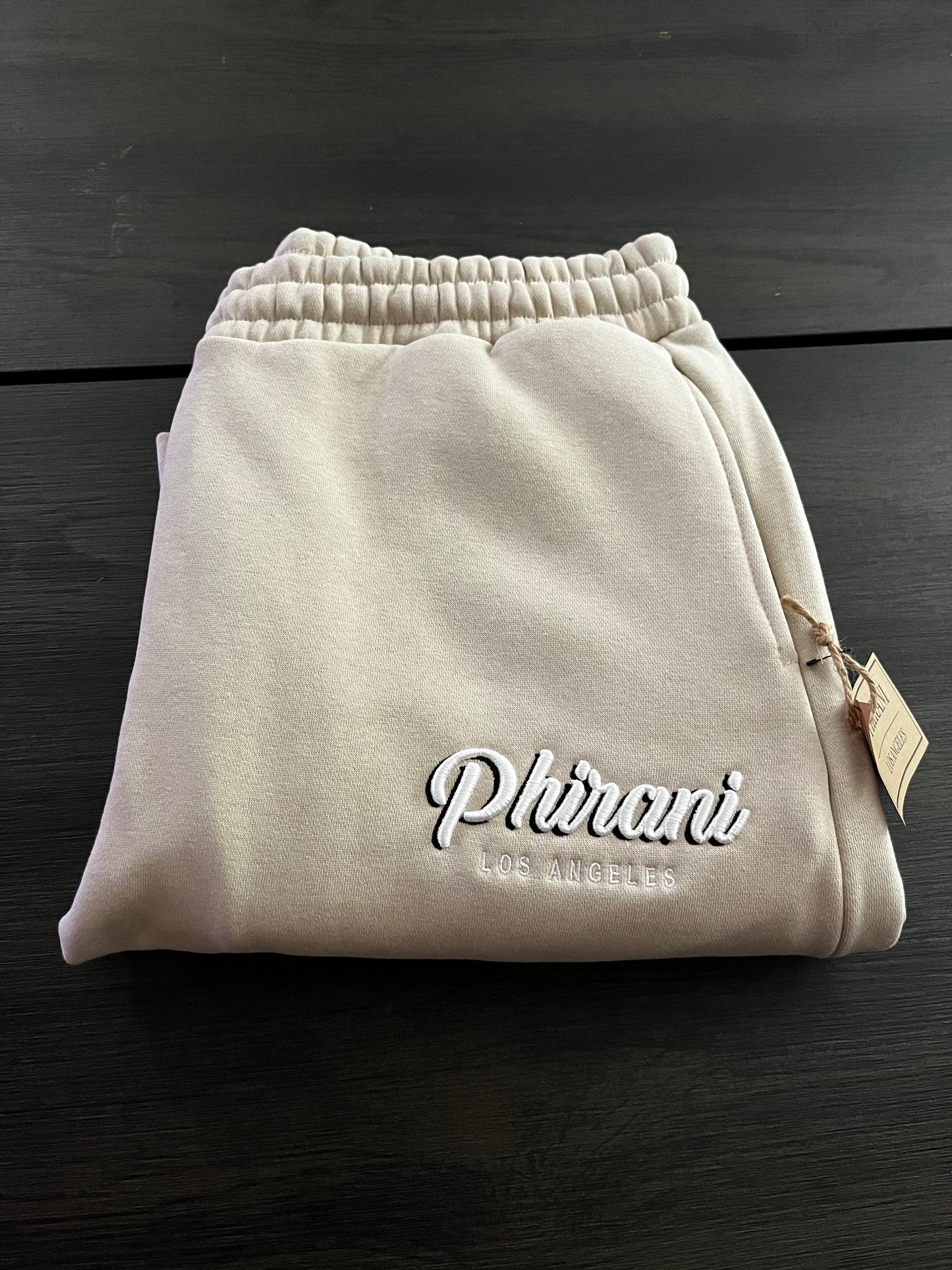 Phirani | Beige Flare Sweatpants