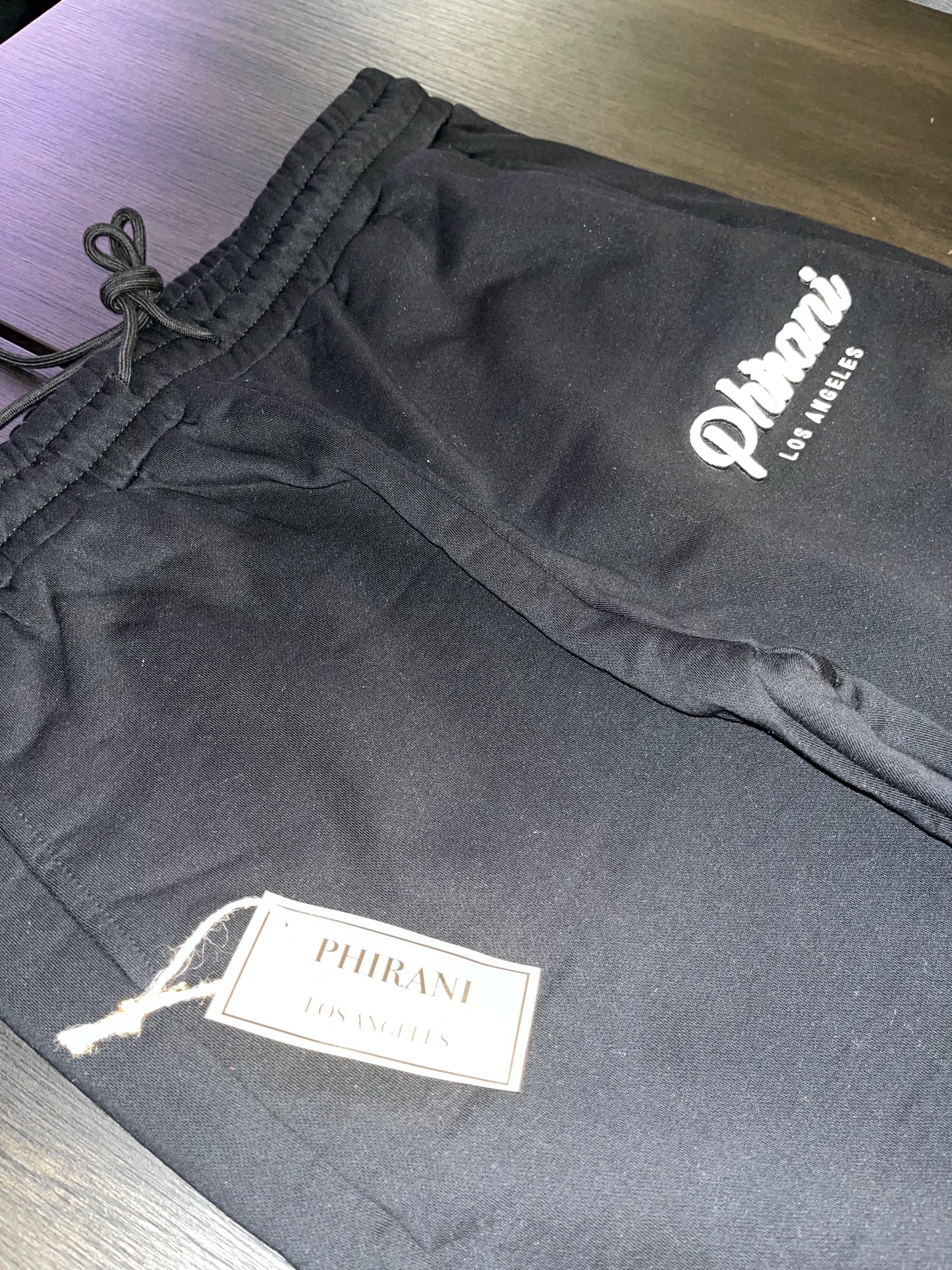 Phirani | Black Flare Sweatpants